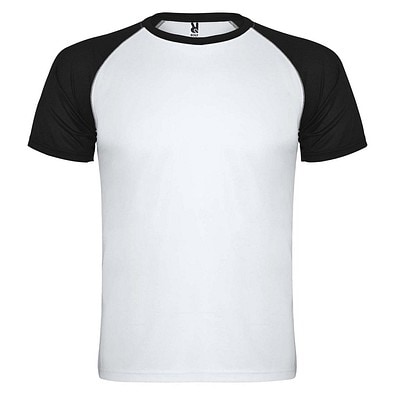 Indianapolis T-Shirt Unisex, weiß / schwarz, 2XL