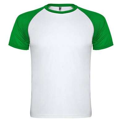 Indianapolis T-Shirt Unisex, weiß / farngrün, 2XL