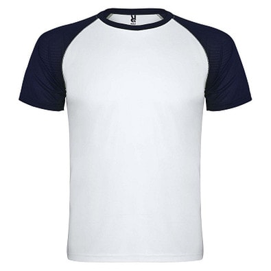 Indianapolis T-Shirt Unisex, weiß / Navy Blue, XL