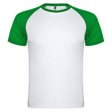 Indianapolis T-Shirt Unisex, weiß / farngrün, XL