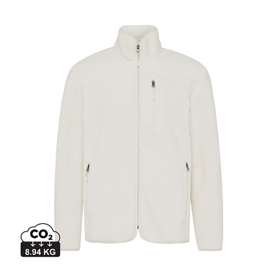 Iqoniq Diran Fleecejacke aus recyceltem Polyesterflor, neutral, XXL