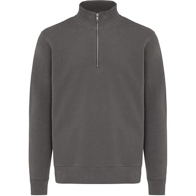 IQONIQ Elgon Quarter-Zip-Sweater, anthrazit, XL