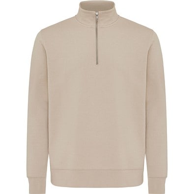 IQONIQ Elgon Quarter-Zip-Sweater, desert, L