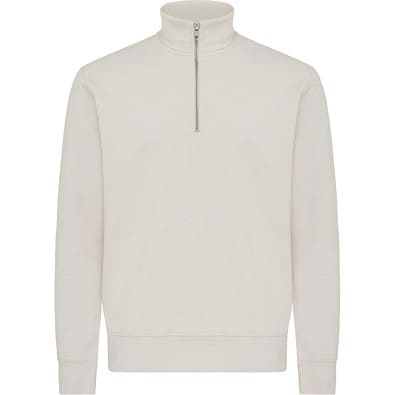 IQONIQ Elgon Quarter-Zip-Sweater, ivory white, L