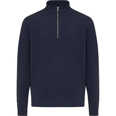 IQONIQ Elgon Quarter-Zip-Sweater, navy blau, XL