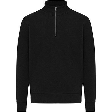 IQONIQ Elgon Quarter-Zip-Sweater, schwarz, L