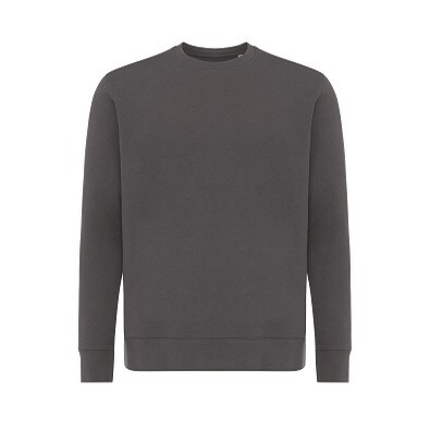 Iqoniq Etosha Lightweight Sweater aus recycelter Baumwolle, anthrazit, M
