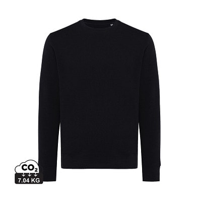 Iqoniq Etosha Lightweight Sweater aus recycelter Baumwolle, schwarz, M