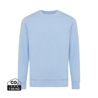 Iqoniq Etosha Lightweight Sweater aus recycelter Baumwolle, sky blue, M