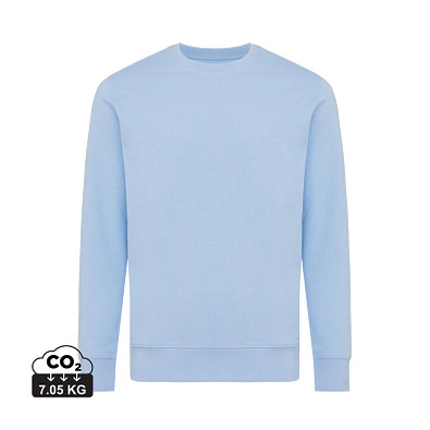 Iqoniq Etosha Lightweight Sweater aus recycelter Baumwolle, sky blue, XS