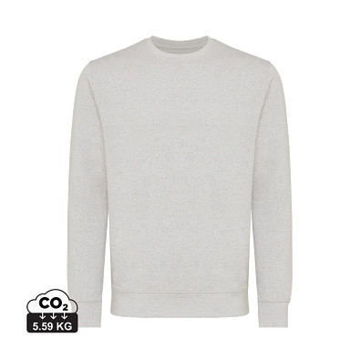 Iqoniq Etosha Lightweight Sweater aus recycelter Baumwolle, ungefärbte helles Grau, XS