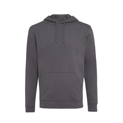 Iqoniq Jasper Hoodie aus recycelter Baumwolle, anthrazit, L