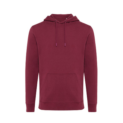 Iqoniq Jasper Hoodie aus recycelter Baumwolle, burgunderrot, S
