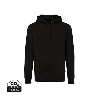Iqoniq Jasper Hoodie aus recycelter Baumwolle, schwarz, XL