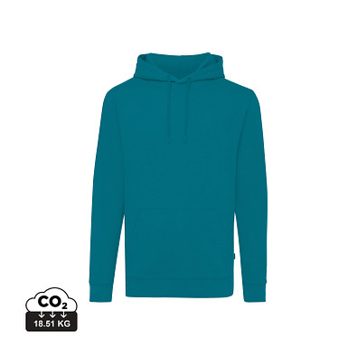 Iqoniq Jasper Hoodie aus recycelter Baumwolle, verdigris, M