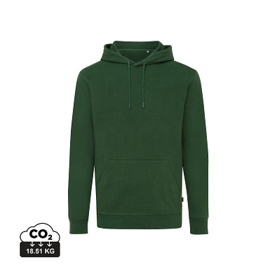 Iqoniq Jasper Hoodie aus recycelter Baumwolle, waldgrün, L
