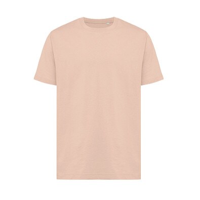 Iqoniq Kakadu relaxed T-Shirt aus recycelter Baumwolle, peach nectar, M