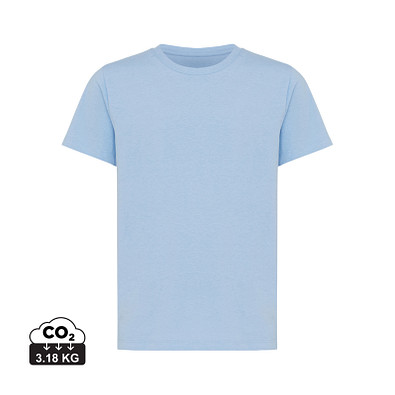 Iqoniq Koli Kids T-Shirt aus recycelter Baumwolle, sky blue, 5-6 y