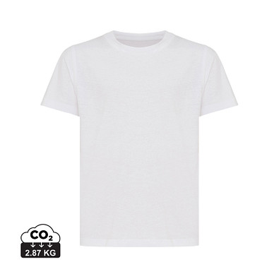Iqoniq Koli Kids T-Shirt aus recycelter Baumwolle, weiß, 13-14 y