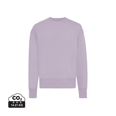 Iqoniq Kruger Relax-Rundhals-Sweater, lavender, S