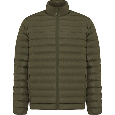 IQONIQ Maiko Herren Steppjacke aus recyceltem Polyester, khaki, L