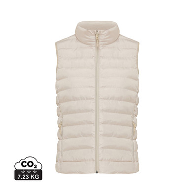 Iqoniq Meru Damen Bodywarmer aus recyceltem Polyester, beige, S
