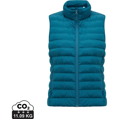 IQONIQ Meru Damen Bodywarmer aus recyceltem Polyester, dark teal, XXL
