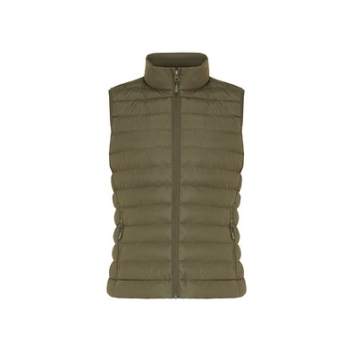 Iqoniq Meru Damen Bodywarmer aus recyceltem Polyester, khaki, S