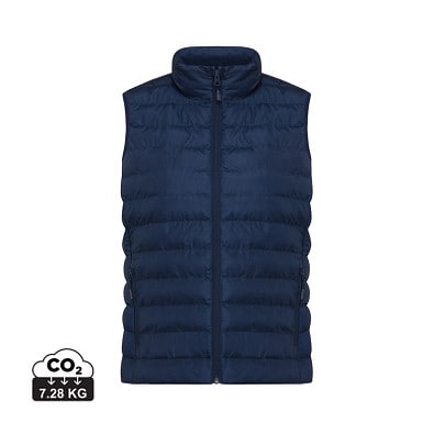 Iqoniq Meru Damen Bodywarmer aus recyceltem Polyester, navy blau, M