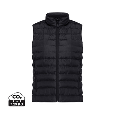 Iqoniq Meru Damen Bodywarmer aus recyceltem Polyester, schwarz, S