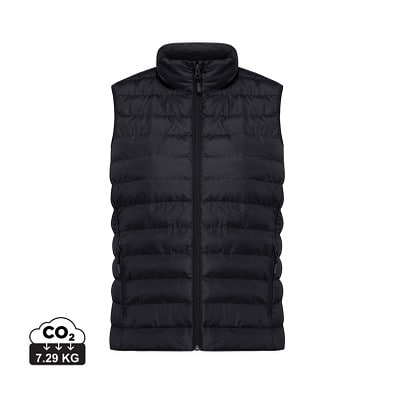 Iqoniq Meru Damen Bodywarmer aus recyceltem Polyester, schwarz, XL