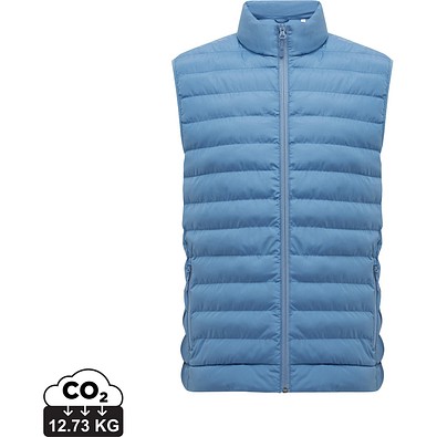 IQONIQ Meru Herren Bodywarmer aus recyceltem Polyester, moon blue, XL