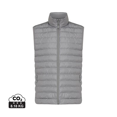 Iqoniq Meru Herren Bodywarmer, Silbergrau, S