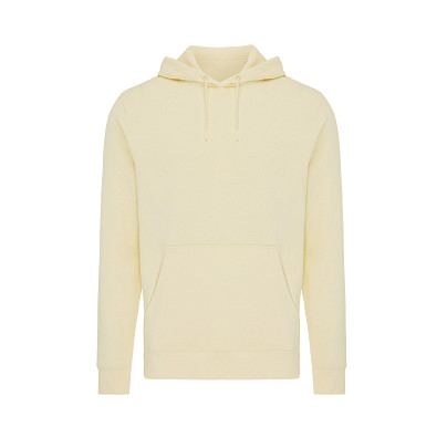 Iqoniq Rila Lightweight Hoodie aus recycelter Baumwolle, cream yellow, L