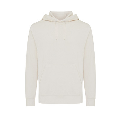 Iqoniq Rila Lightweight Hoodie aus recycelter Baumwolle, ivory white, L