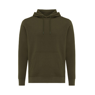 Iqoniq Rila Lightweight Hoodie aus recycelter Baumwolle, khaki, S