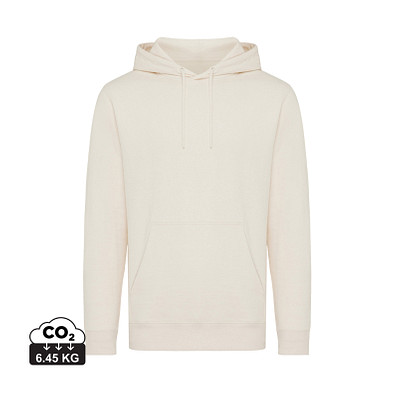 Iqoniq Rila Lightweight Hoodie aus recycelter Baumwolle, natural raw, XL