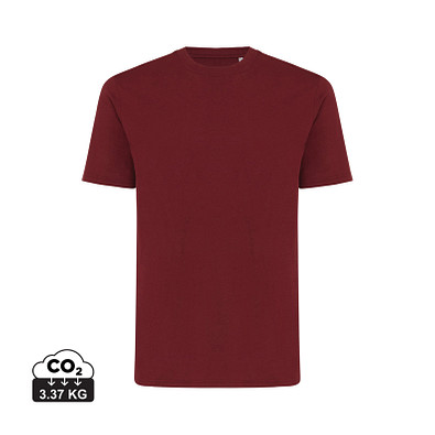 Iqoniq Sierra Lightweight T-Shirt aus recycelter Baumwolle, burgunderrot, S