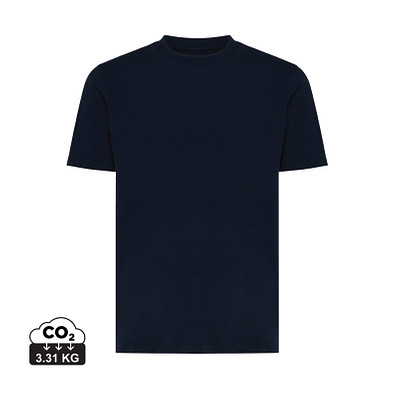Iqoniq Sierra Lightweight T-Shirt aus recycelter Baumwolle, navy blau, XL