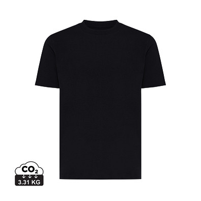 Iqoniq Sierra Lightweight T-Shirt aus recycelter Baumwolle, schwarz, S