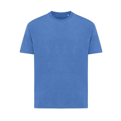 Iqoniq Teide T-Shirt aus recycelter Baumwolle, heather blue, XXL