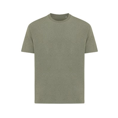 Iqoniq Teide T-Shirt aus recycelter Baumwolle, heather green, XXL