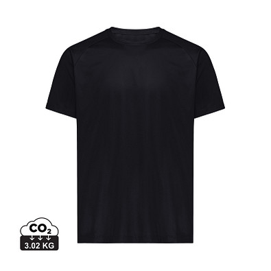 Iqoniq Tikal Sport Quick-Dry T-Shirt aus rec. Polyester, schwarz, 5XL