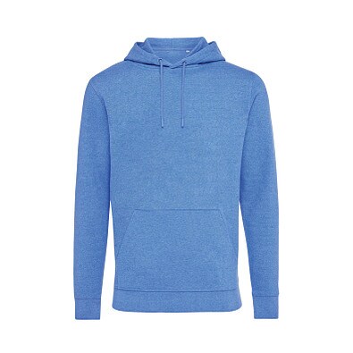 Iqoniq Torres ungefärbter Hoodie, heather blue, XL