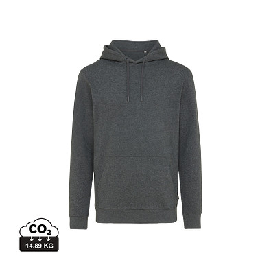 Iqoniq Torres ungefärbter Hoodie aus recycelter Baumwolle, ungefärbtes Anthrazit, L