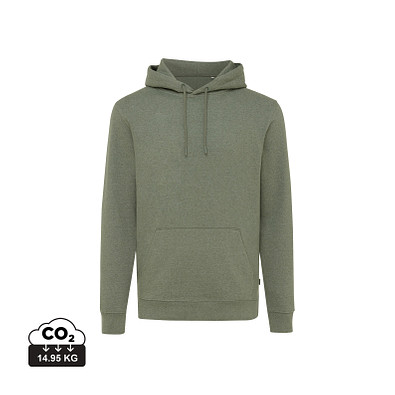 Iqoniq Torres ungefärbter Hoodie aus recycelter Baumwolle, ungefärbtes grün, L