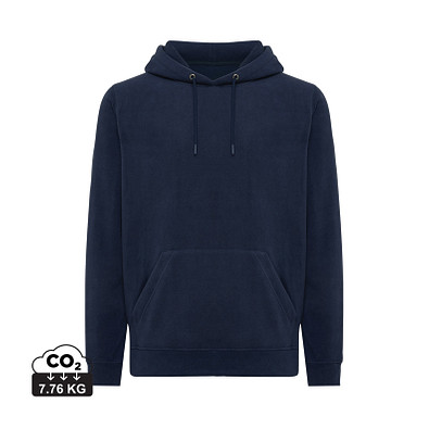Iqoniq Trivor Mikrofleece-Kapuzenjacke aus recyc. Polyester, navy blau, XXXL