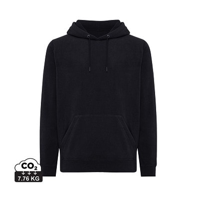 Iqoniq Trivor Mikrofleece-Kapuzenjacke, schwarz, XXL