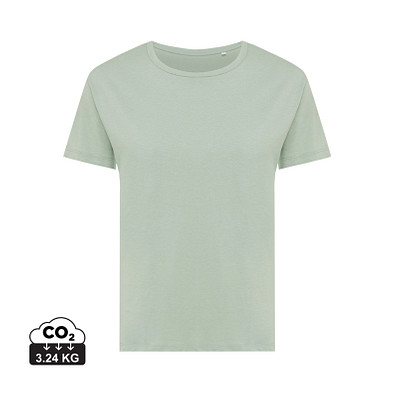 Iqoniq Yala Damen T-Shirt aus recycelter Baumwolle, Iceberg green, M