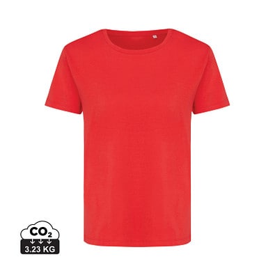 Iqoniq Yala Damen T-Shirt, luscious red, XXS